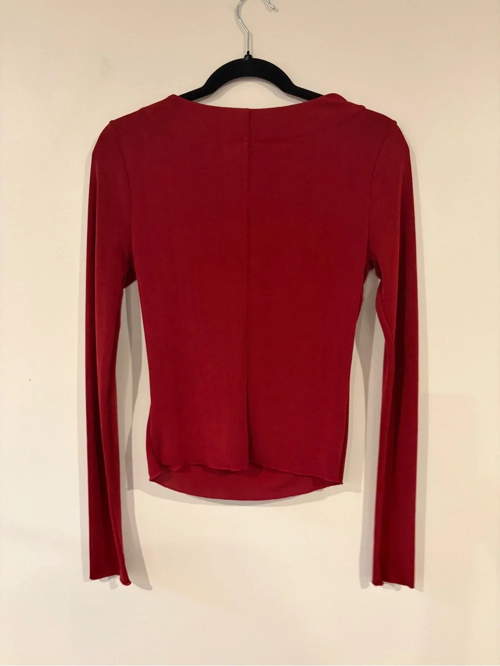 Free People Intimately Running Late Slinky Cowl Neck Top Medium